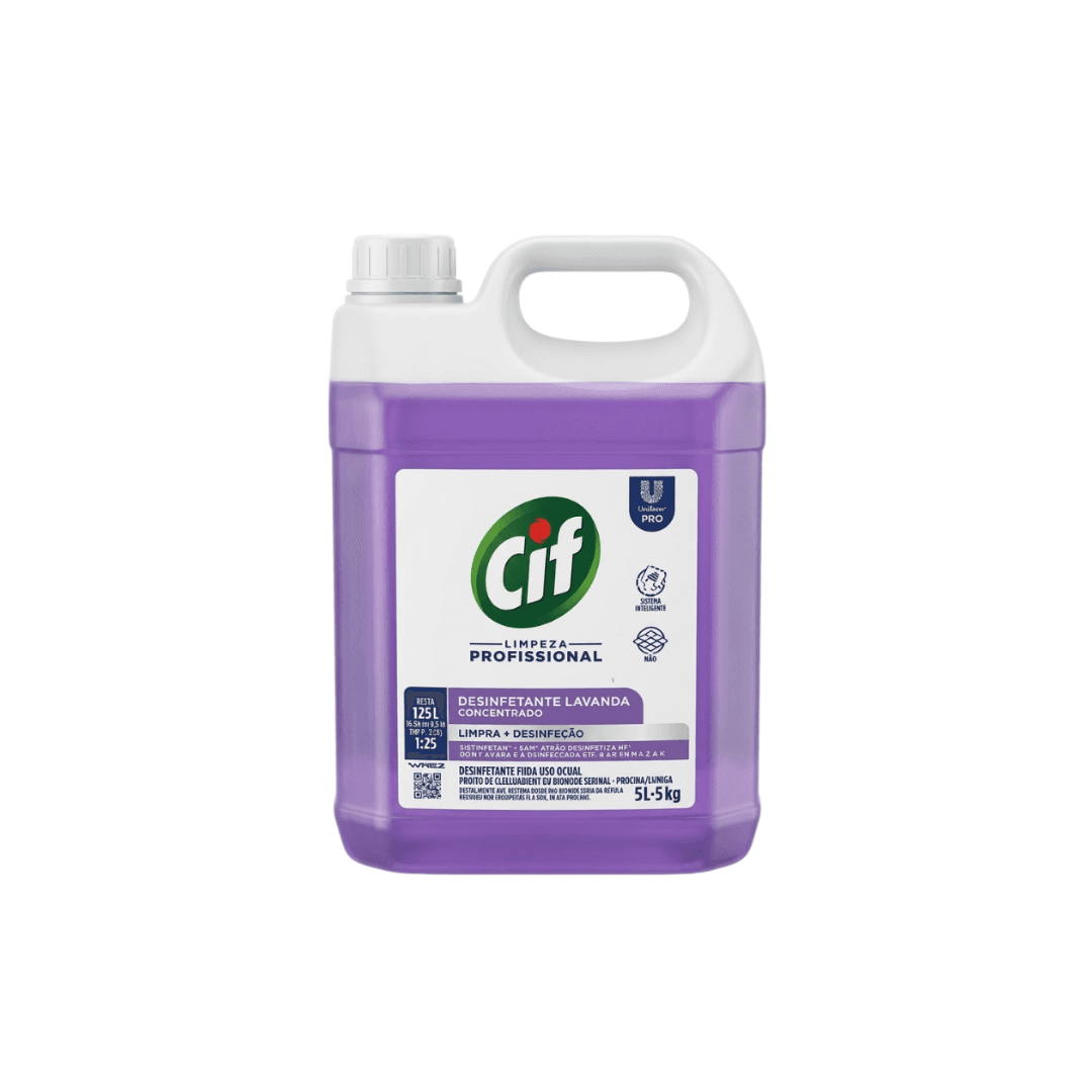 Produto Desinfetante Lavanda 5L Cif pro