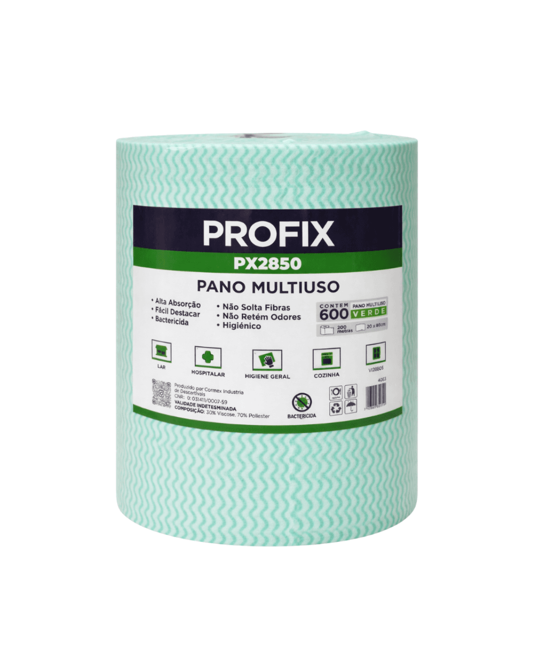 Produto Pano Bobina Verde 28X300M Profix
