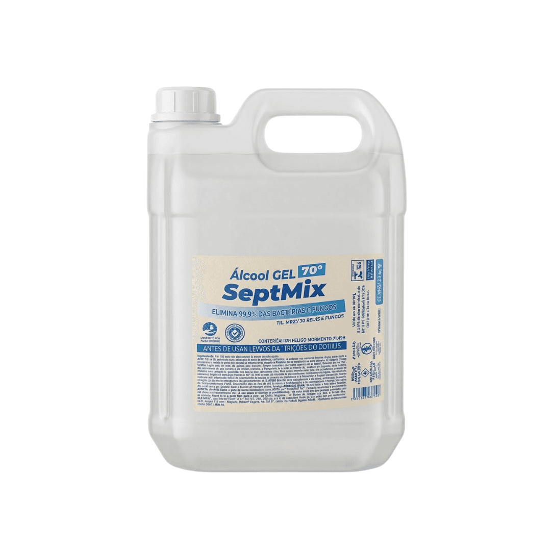 Produto Álcool em Gel 70° Septmix 4,3KG