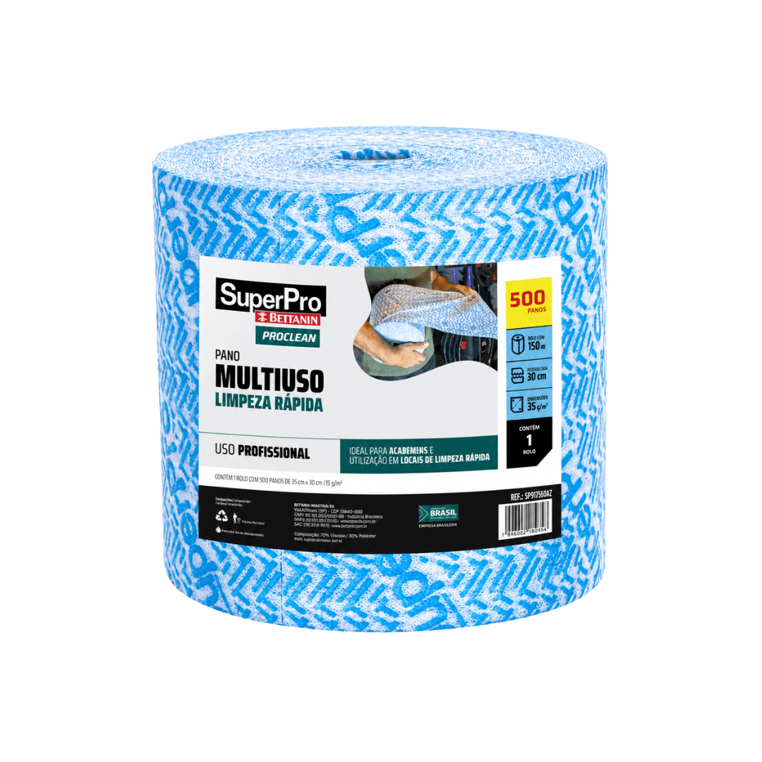 Produto Pano Bobina Azul 20X150M SuperPro