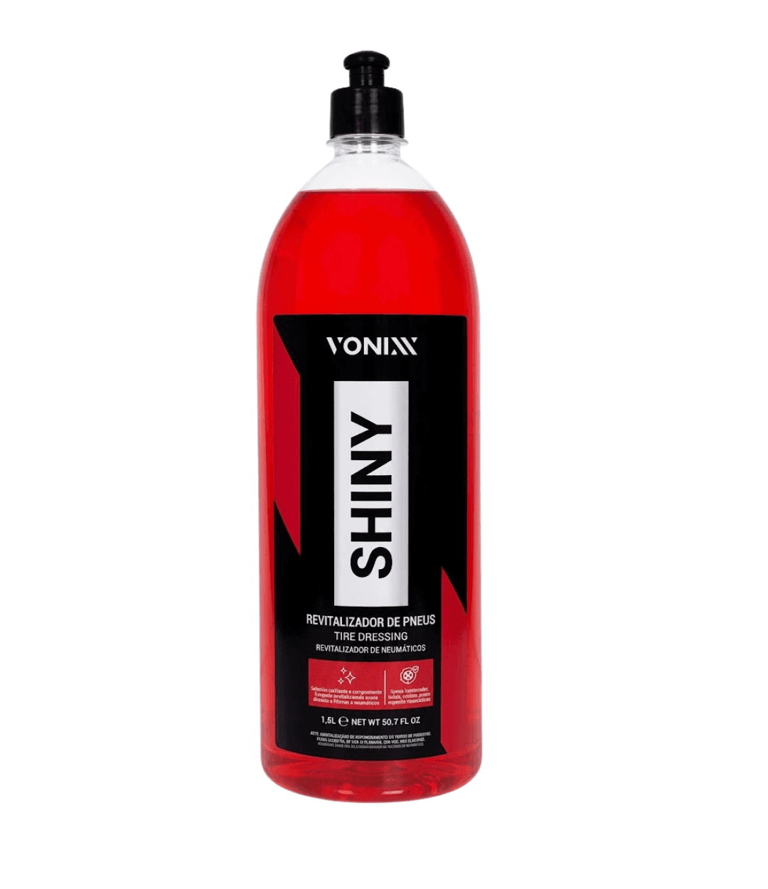 Produto Revitalizador de Pneus 1,5L Shiny Vonixx