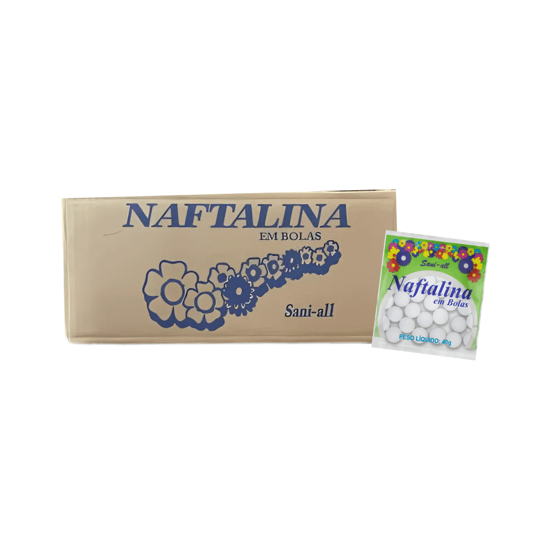 Produto Naftalina Sani all 40g c/12 pacotes